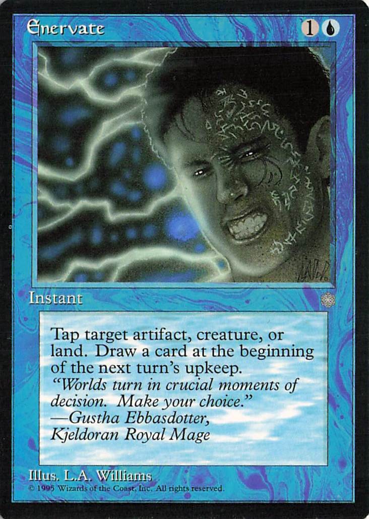 Enervate Common Ice Age Magic: The Gathering Near Mint/LP