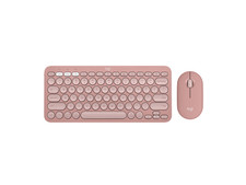 Logitech Pebble 2 Combo Wireless Quiet Keyboard and Mouse, Customisable, Logi
