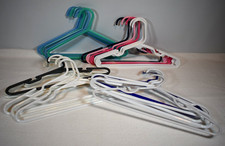 Plastic Clothes Hangers Child/Toddler/Baby, Set Of 24, Various Colors Sizes