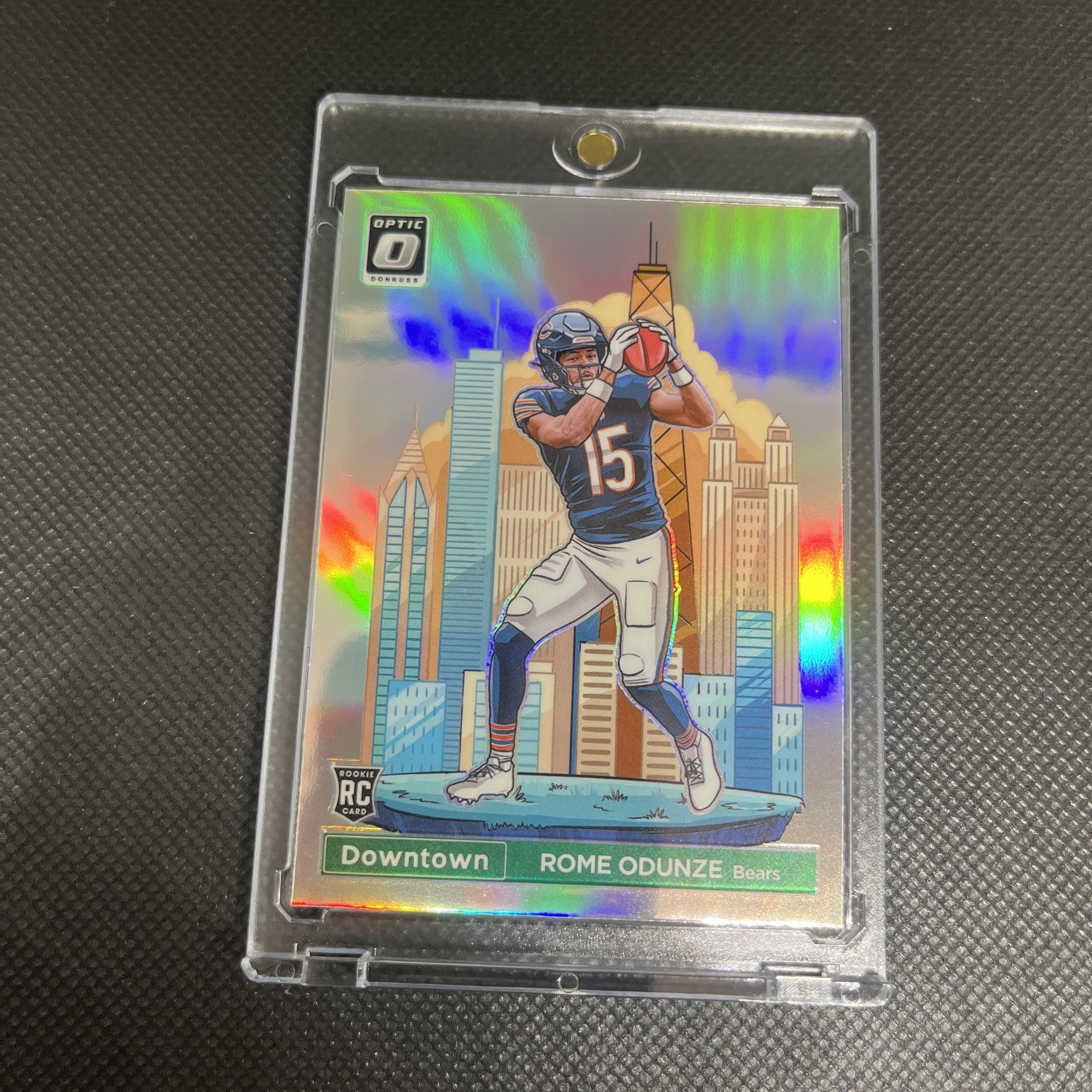 2024 Panini Donruss Optic - Downtown! Rome Odunze #15 (RC)
