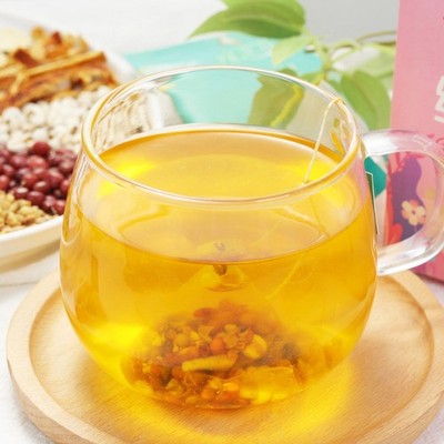 Adzuki Bean Jobs Tear Tea Natural Fragrance Small Granules Triangular Shaped SET