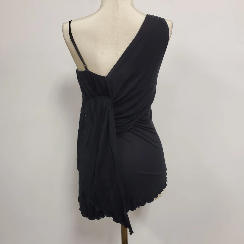 Top Bebe Para Mujer Y2K Fairy Grunge Capas Capas Capas Talla XS Negro Evento Bruja Foto 3 de 4