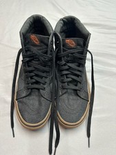 Vans Sk8-Hi Reissue Canvas Gum Black High Top Sneakers
