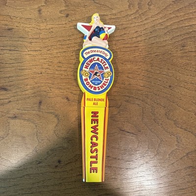 Newcastle Bombshell Pale Blonde Ale Figurative Beer Keg Tap Handle