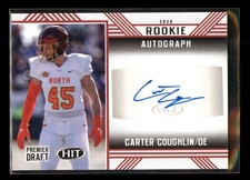 2020 SAGE HIT #A63 Carter Coughlin Rookie Autographs Red