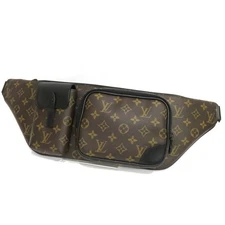 Louis Vuitton Monogram Christopher Bum Bag LV Brown Unisex M45337 Rank SA