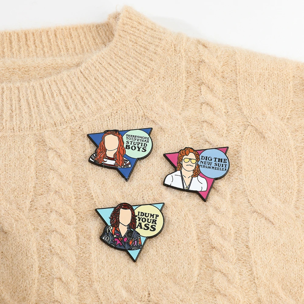 Stranger Things Metal Brooch Hellfire Character 0… - image 17
