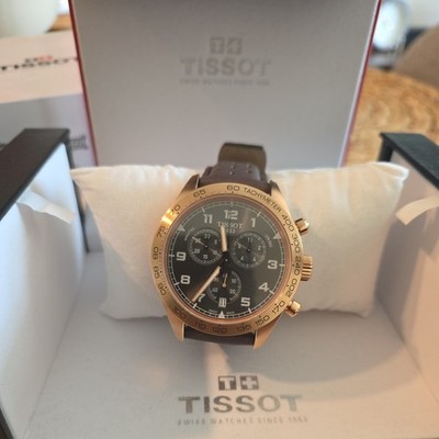 NEW 45mm Gents TISSOT PRS 516 Chronograph Watch T1316173608200, Box & Papers
