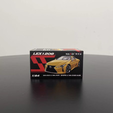 MASSDI LEXUS LC500h SPORT Yellow 1/64 Diecast Alloy Model Car