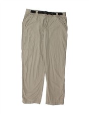 CHAPS Mens Straight Chino Trousers W36 L32 Grey Cotton AT05