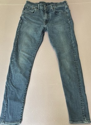 VINTAGE LEvi  Jeans Men 33 x 34  BIG E Blue  Skinny Tapered EXCELLENT (1970s)