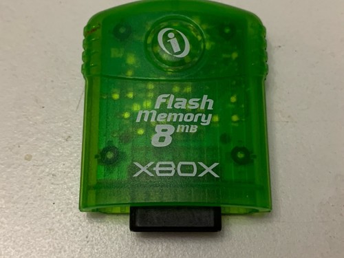 Official Interact Flash Memory Card for Original Microsoft Xbox 8MB Green