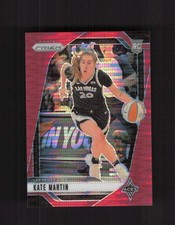 2024 Panini Prizm WNBA #126 Kate Martin Red Pulsar Prizms #/299