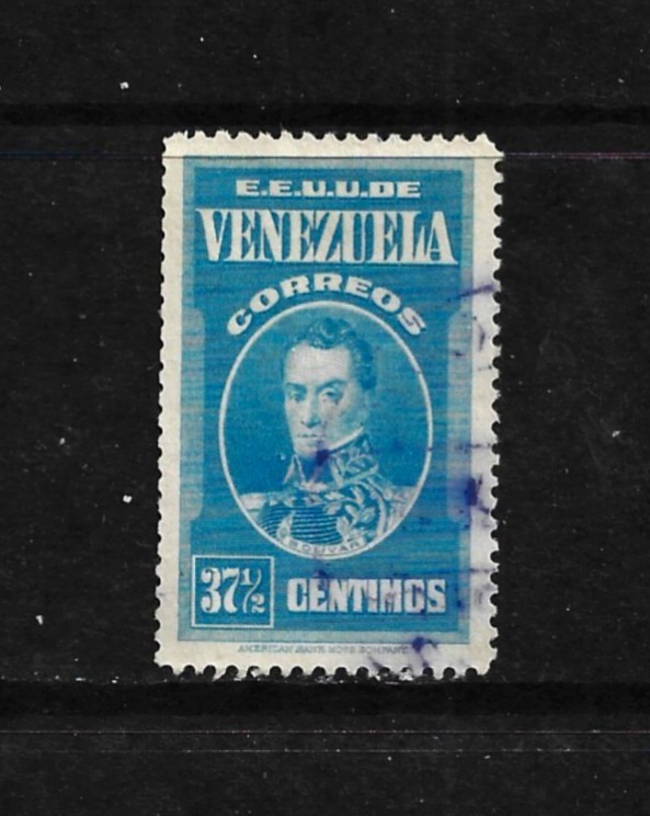 Venezuela Stamp Scott # 334- 37 1/2c- Used/LH-NG-1938