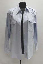 US Air Force AF Men's Dress Blue Long Sleeve Shirt - Size: 16 x 34/35 - Used