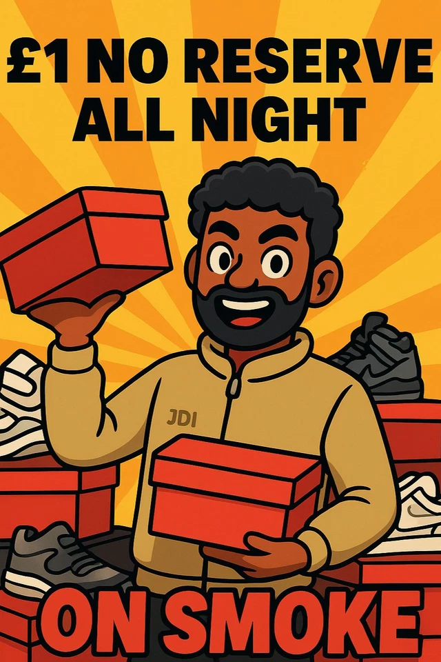 £1 Sneaker Auctions All Night !!!!