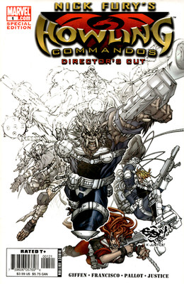 Nick Fury's Howling Commandos #1 1st Appearance Warwolf Marvel Comics 2005