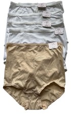 CABERNET Back Seam Nylon Brief Panty Lot Of 5 Women s 5 Small 1011 New