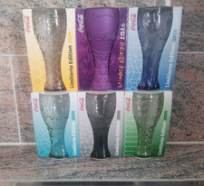 Mc Donalds Cola Gl&auml;ser 2026 6er Set Vollst&auml;ndig + Lila Grimace Glas NEU &&  OVP