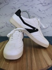 DV by Dolce Vita Vasser Fashion Sneaker Low Shoes Black White Women's US Size 10