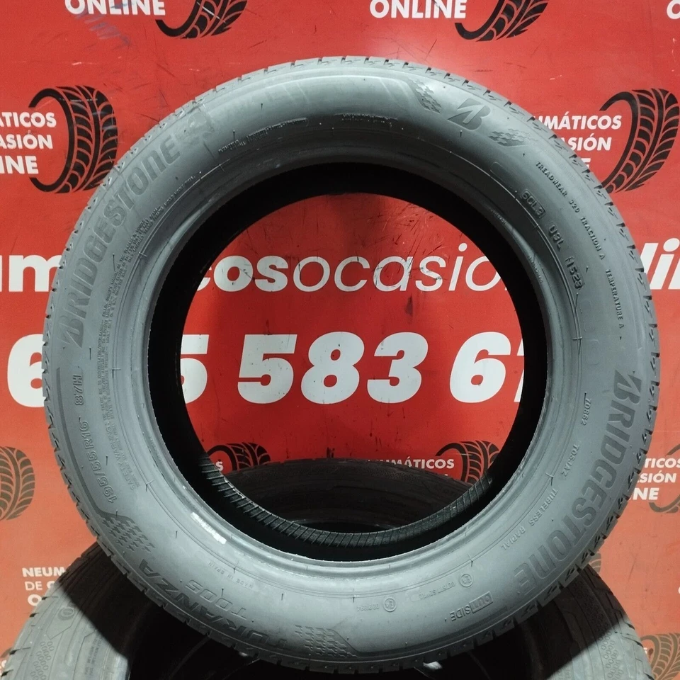 2x 195 55 R16 87H BRIDGESTONE TURANZA T005 6.0/6.0MM REF. 11531 - Imagen 3 de 4