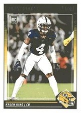 2024 Score #339 Kalen King Green Bay Packers Rookie Card RC