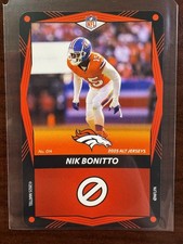 2025 Uno Elite Alt Jerseys Red - #014 Nik Bonitto - Denver Broncos