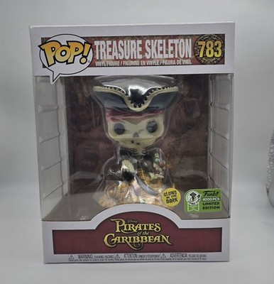 Funko POP! 2021 ECCC Treasure Skeleton Glow Pirates of the Caribbean LE 4000 Pcs