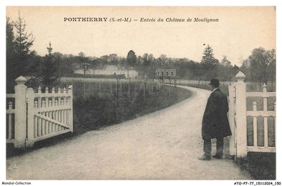 ATOP7-0545-77 - PONTHIERRY - Eingang zum Schloss von Moulignon