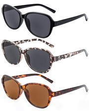 JOLISU 3 Pack Reading Sunglasses for Women, Sun Readers Glasses Spring Mix a