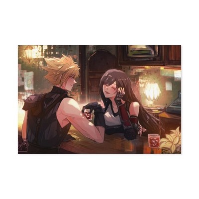 Anime Tifa Lockhart Final Fantasy VII Paper Poster 210 GSM V22