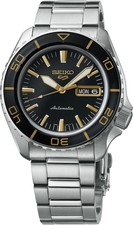 Seiko 5 Sports Automatic Black Men's Watch - SRPK99