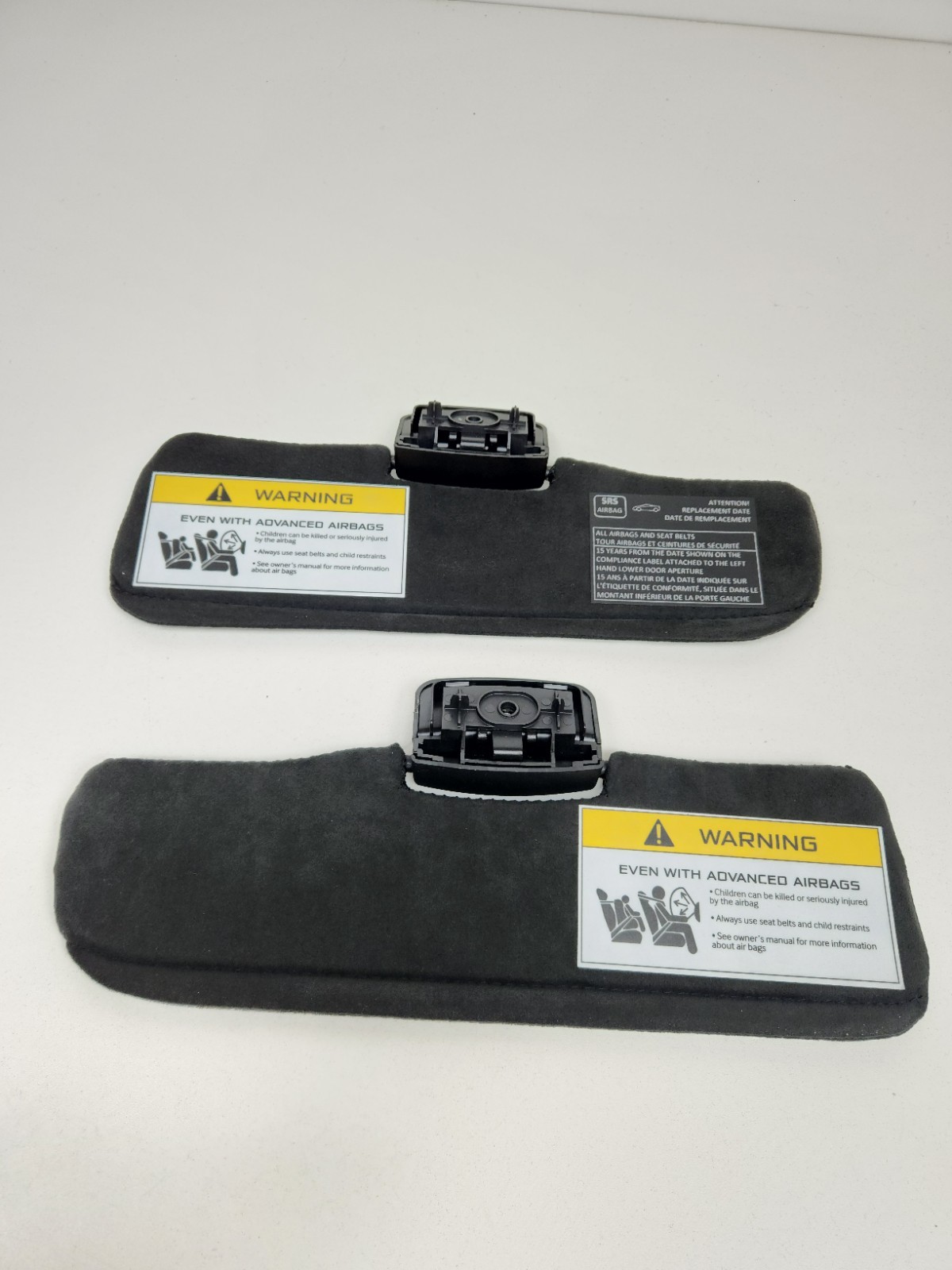 2015-2017 MCLAREN 675LT TOP UPPER LEFT & RIGHT SIDE SUNVISOR SHADE SUN VISOR SET