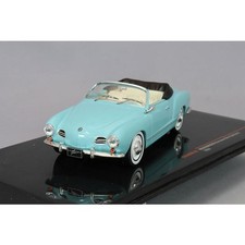 Ixo Volkswagen Karmann Ghia Cabriolet 1957 Light Blue Model Car 1/43