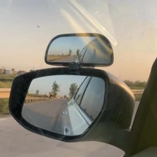 Blind Spot Mirror, Wide Angle HD Glass Rearview Mirror Adjustable Black 1 pack