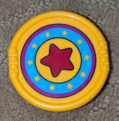 Lego Duplo Bright Light Orange Disk Yellow Red Star Middle Target Part 27372pb01