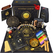 Large Witchcraft Kit 73 pcs – Premium Witch Kit for Beginners – Wiccan Supplies