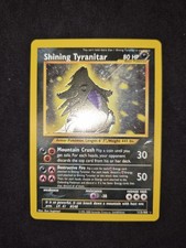 Pokemon TCG Cards Shining Tyranitar 113/105 Neo Destiny NM Print Line Error  on eBay