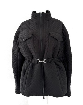 Patrizia Pepe Designer Oversize Jacke Steppjacke Schwarz IT.42  DE:38
