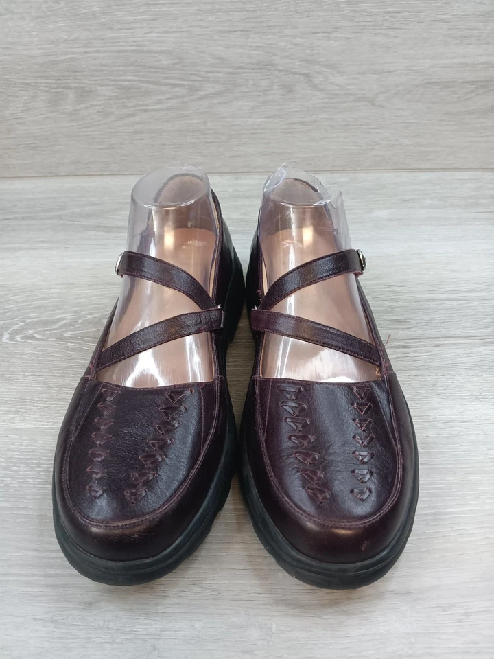 Dr Comfort 女式凉鞋 9.5 码皮革 Maryjane 鞋矫正舒适 — 第 2/4 张图片