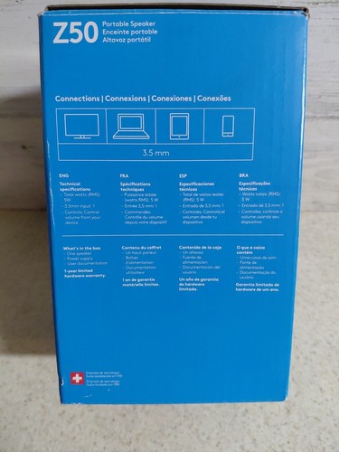 Logitech Altoparlante portatile 10W Z50 - Foto 4 di 5