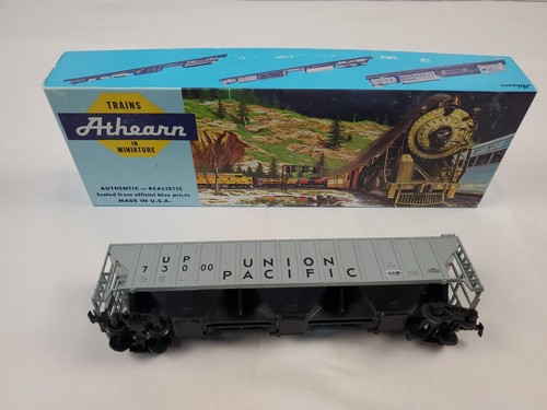 Tolva cubierta escala Ho Athearn Union Pacific 54' hasta 73000 caja azul | Zustand: Used