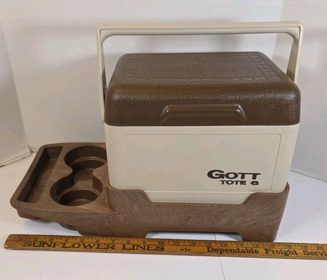 Vintage Retro Gott Tote 6 Console Cooler Drink Holders
Opens in a new window or tab