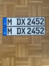 Kennzeichen Nummernschild