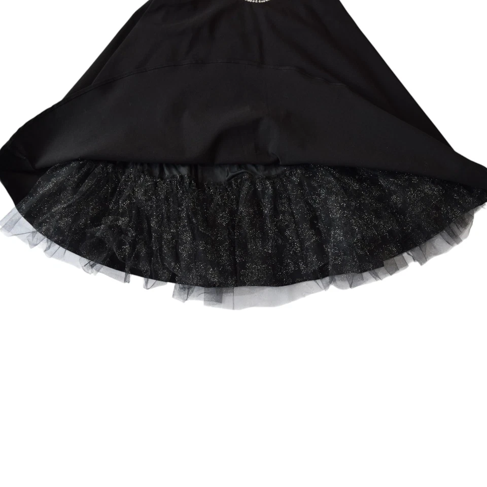 Y2K Ruby Rox черный с открытыми плечами платье со стразами размер 3 - Изображение 3 из 4