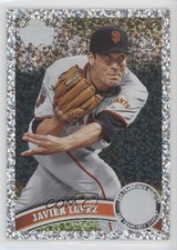 2011 Topps Update Platinum Diamond Anniversary Javier Lopez #US208 14lm