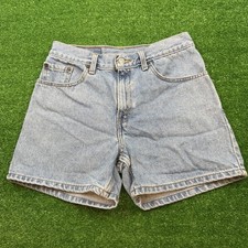 Pantaloncini Levis vintage donna 7 Jr pantaloncini denim bohemien indie USA anni 90 100% cotone