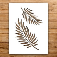 Fern Leaves Art Large Reusable Wall Stencil For Painting DIY Home Decor Template