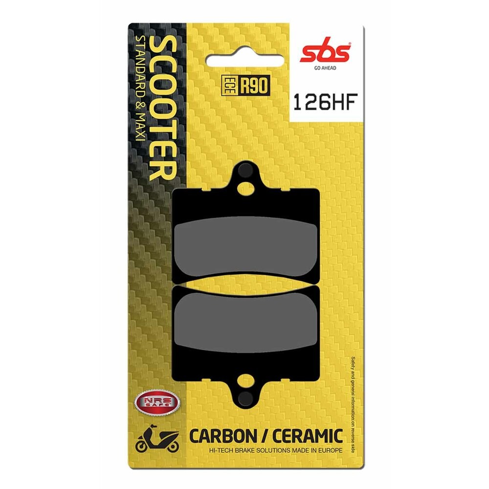 SBS P126-HF Brake Pad For Motorcycle Spare Parts Accessories Replacement Parts
