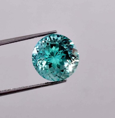 Flawless Natural 13 x 13 mm Bi-Color Parti Sapphire GIT Certified Loose Gemstone
